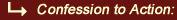 Confession to commitment and application of daily devotion to your daily life