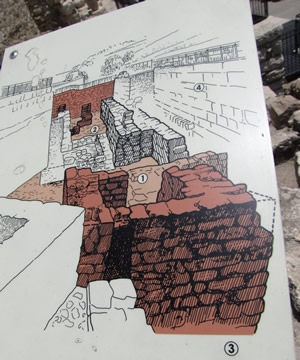 Nehemiah's Wall in Jerusalem 445 BC