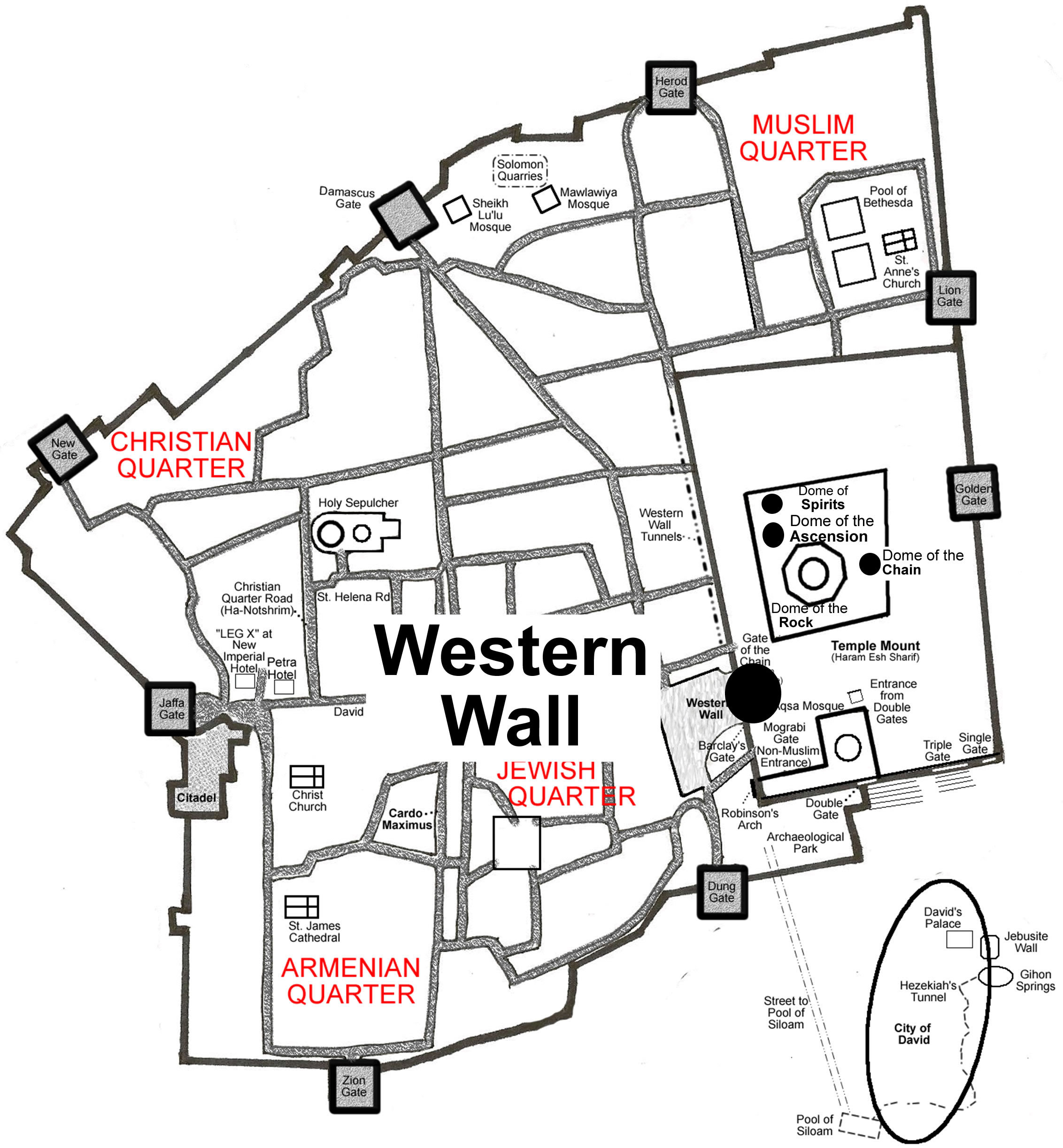 All 94+ Images where are the western wall and the dome of the rock located? Latest