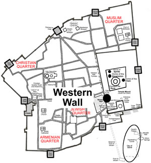 Nehemiah's Wall in Jerusalem 445 BC