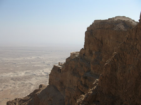Herod's three hanging palaces of Masada