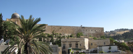 south side of the Temple Mount