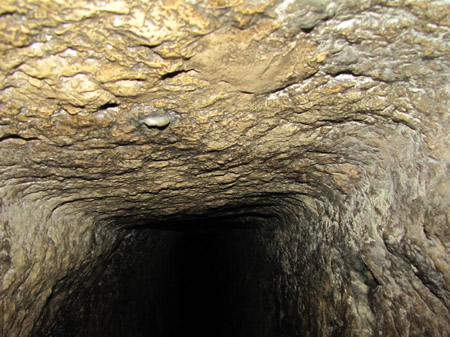 Ceiling of Hezekiah's Tunnel