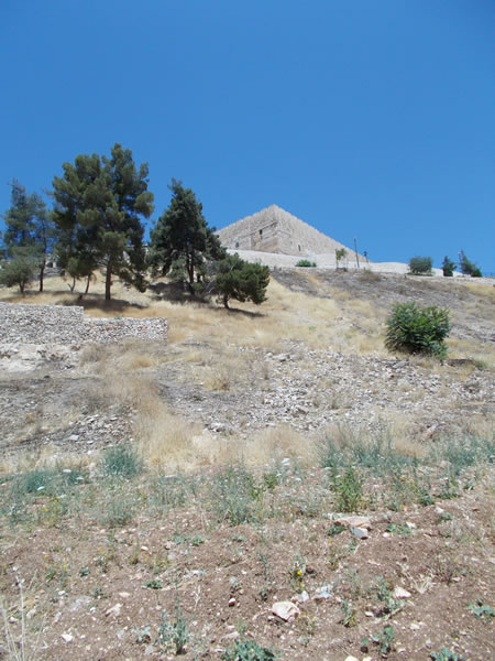 Kidron Valley and Southwest corner of Temple Mount