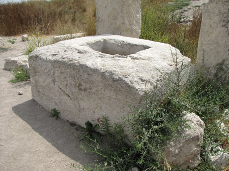 Ceremonial stone at Gezer