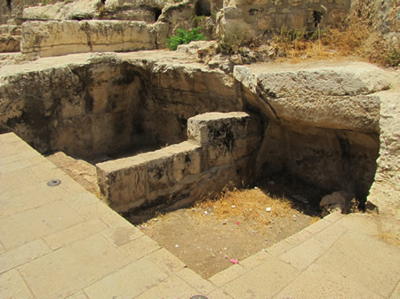 Mikveh, ritual bath in Jerusalem