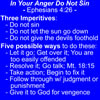 In your anger do not sin, Ephesians