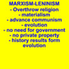 Marxism and Leninism