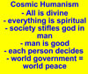 Cosmic Humanism