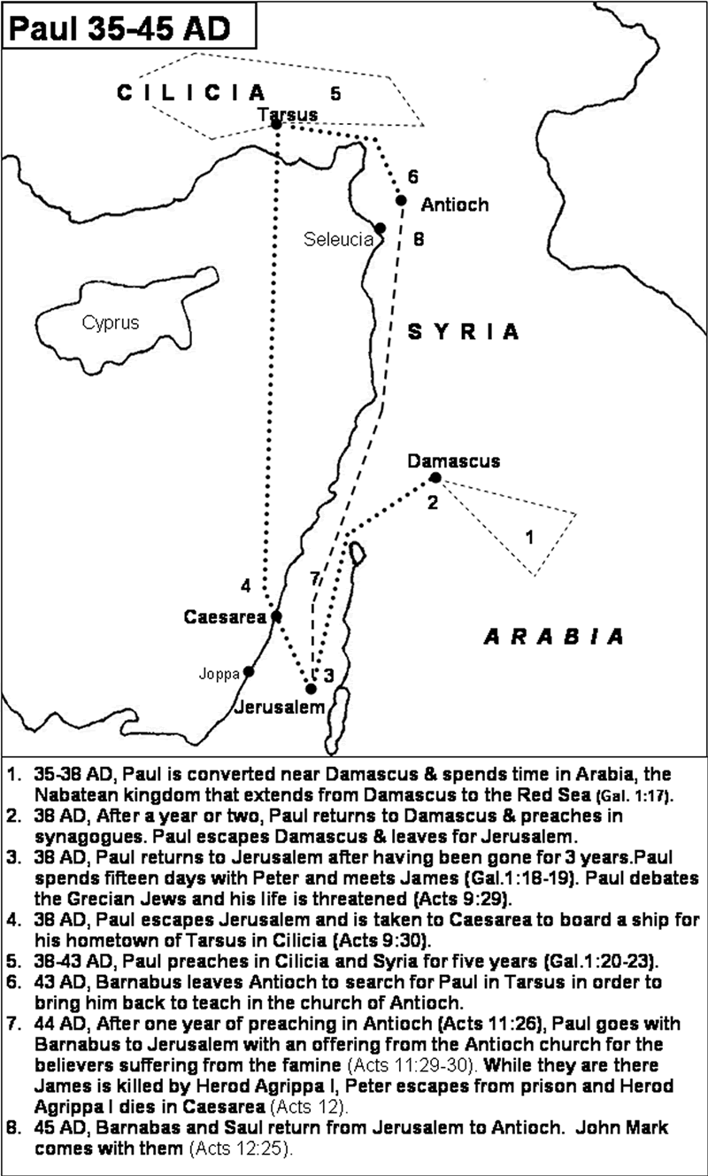 Paul Goes to Damascus - Acts 9-12