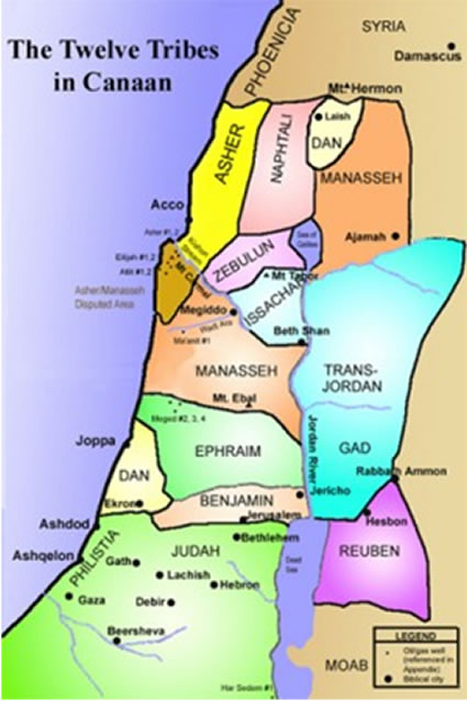 The Israel LAP MAP for the Jewish Traveler 