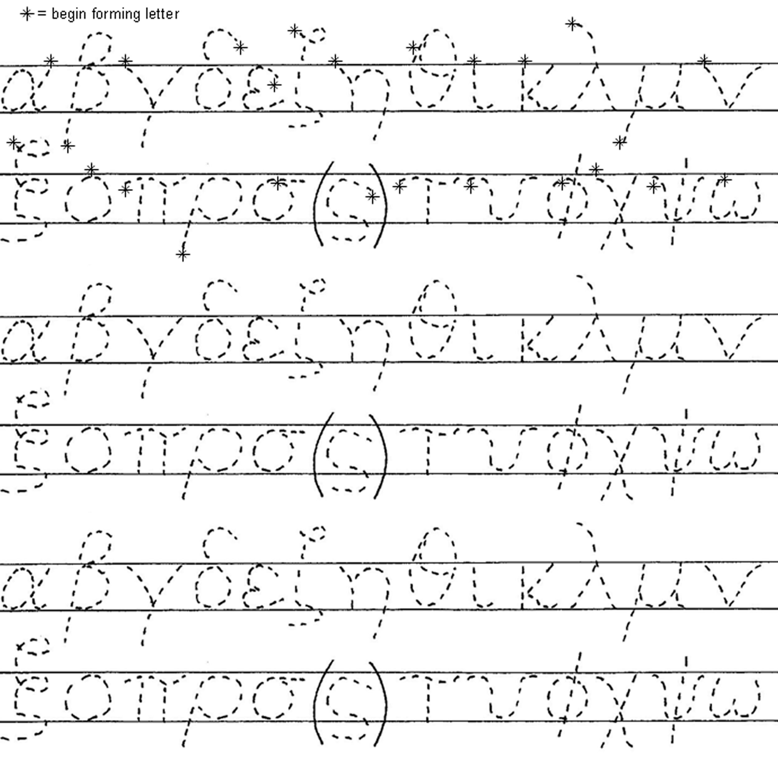 Greek Letters Trace And Write