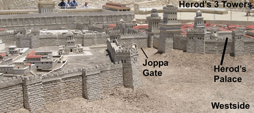 Westside of Jerusalem by the Joppa Gate