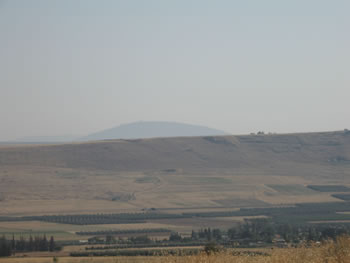 Mount Tabor is to the south