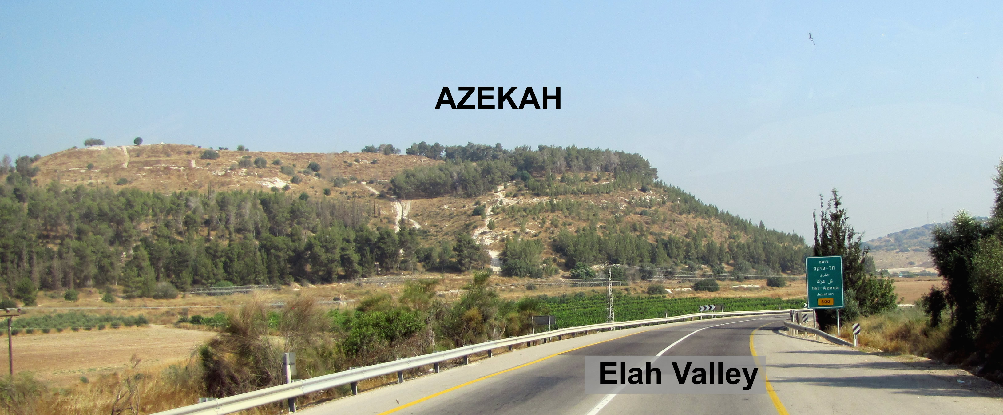 Azekah and Valley of Elah