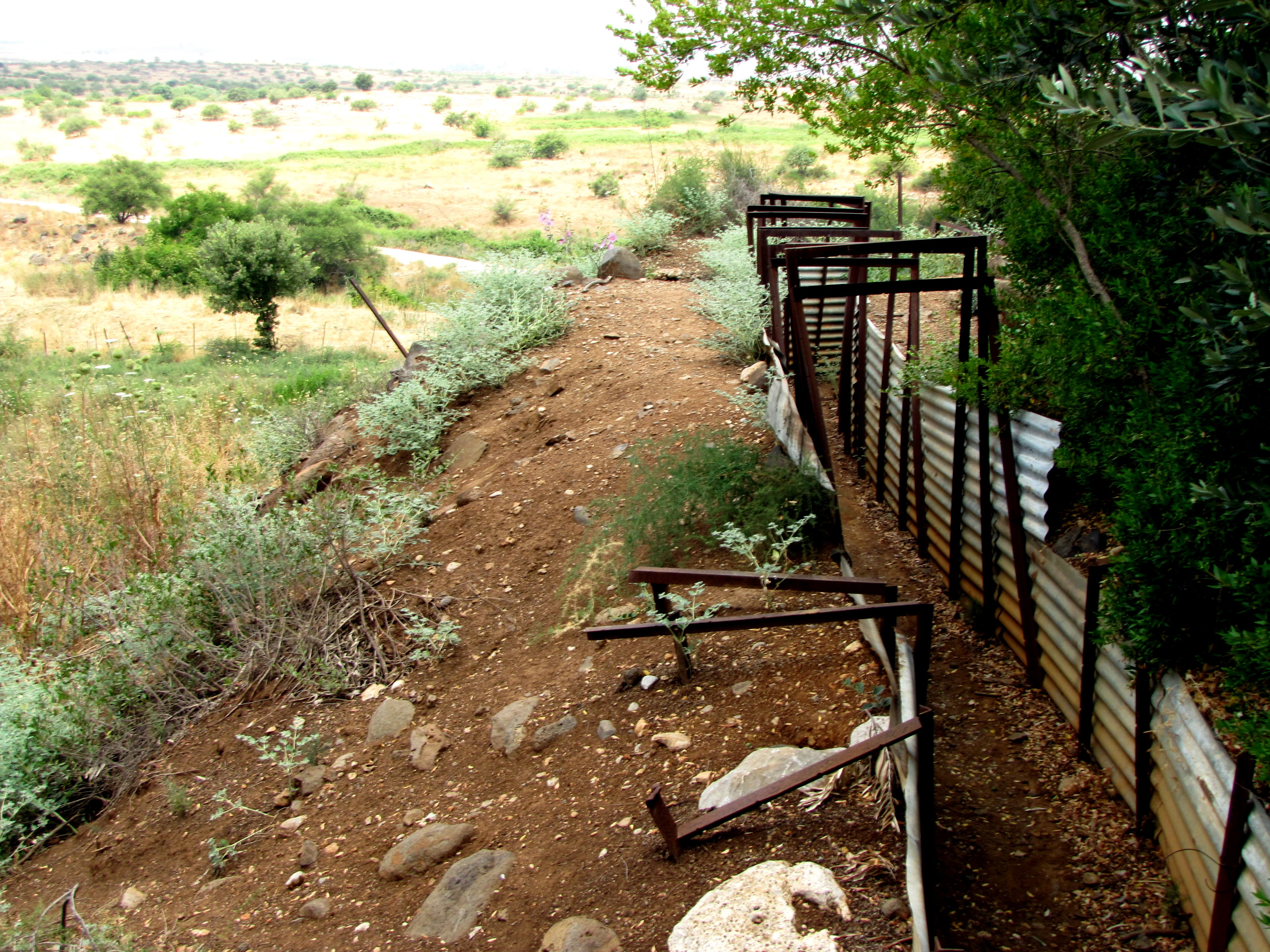 Israeli Bunker from 1967 on the Syrian Border