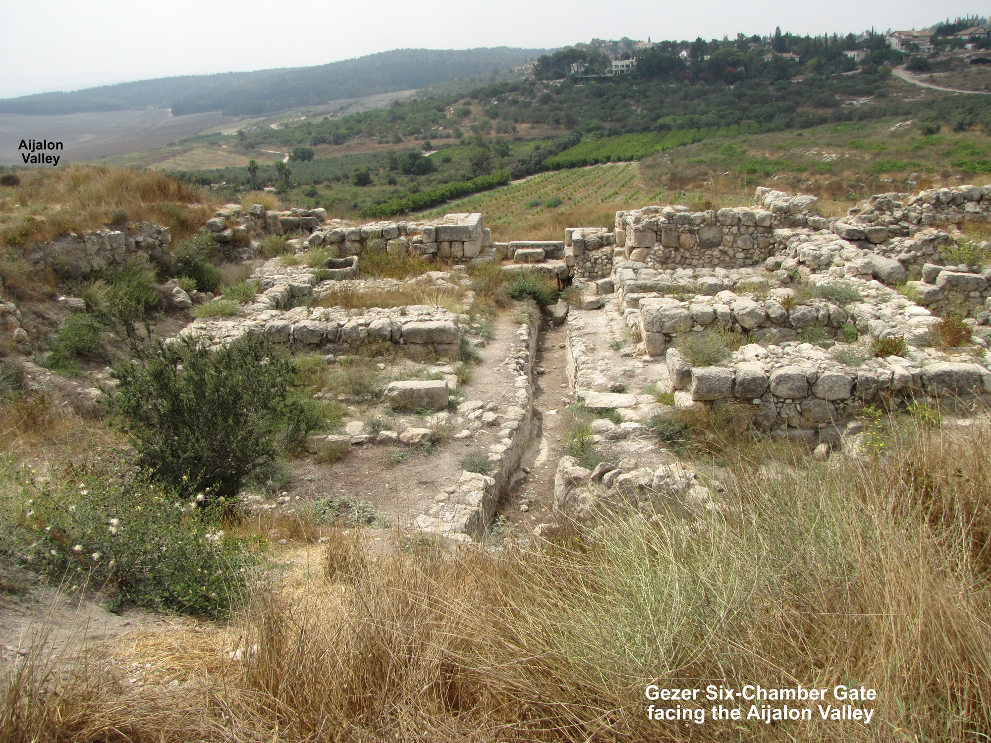 Gezer six-chamber Gate of Solomon