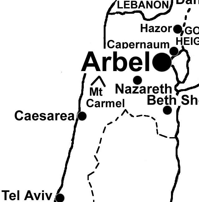 Arbel Map - Caves of Arbel