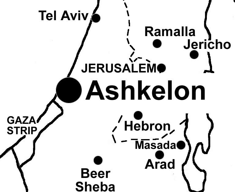 Ashkelon Map
