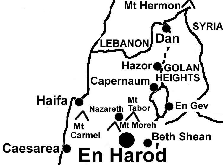 En Harod Map
