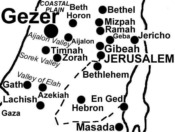 Gezer Map