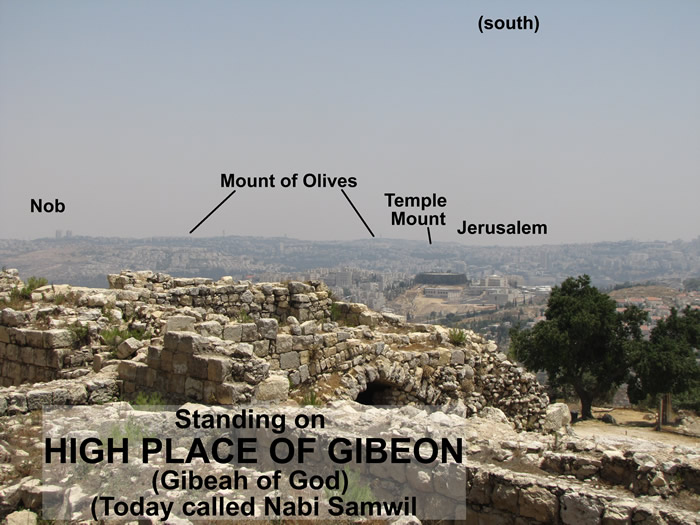 Nob from High Place of Gibeon