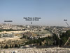 Nabi Samwill or the High Place of Gibeon viewed from Mount of Olives over the Kidron Valley and the East Wall of Jerusalem