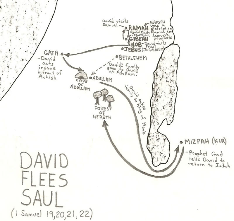 map_david_flees