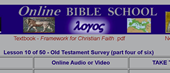 Bible School Notes, Audio, Video