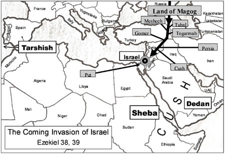 Ezekiel 38-39 Gog Map