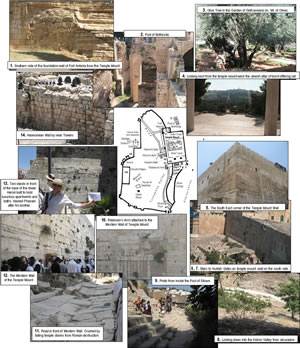 Photos of biblical sites still visible around Jerusalem. 
