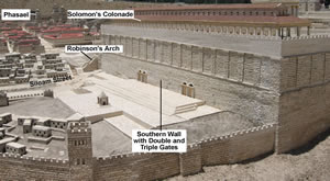 Nehemiah's Wall in Jerusalem 445 BC