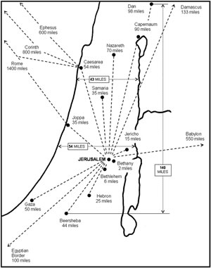 Nehemiah's Wall in Jerusalem 445 BC