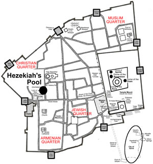 Nehemiah's Wall in Jerusalem 445 BC