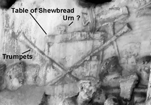 Table of Shewbread, Trumpets in the Arch of Titus
