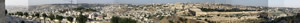 Panoramic view of Jerusalem from the Mount of Olives