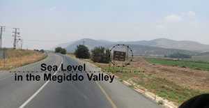 Sea Level in the Megiddo Valley 