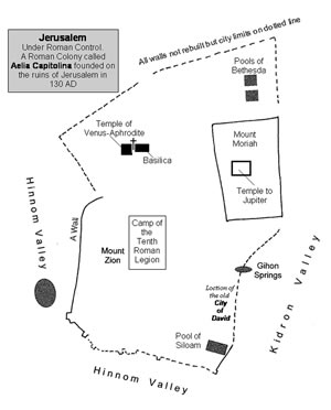 Nehemiah's Wall in Jerusalem 445 BC