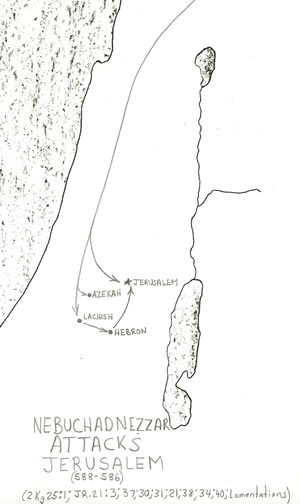 Nehemiah's Wall in Jerusalem 445 BC