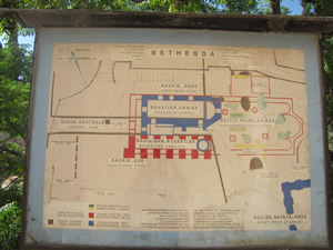 Archaeological map of the remains at 