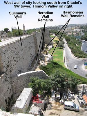 Nehemiah's Wall in Jerusalem 445 BC