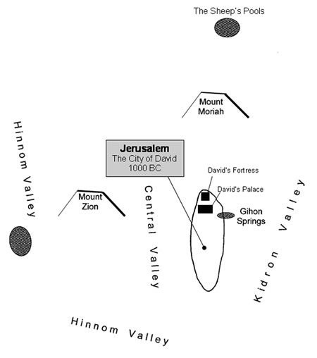 Nehemiah's Wall in Jerusalem 445 BC