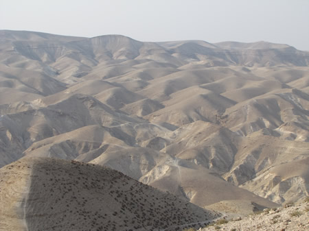 A view of the Judean Wilderness.