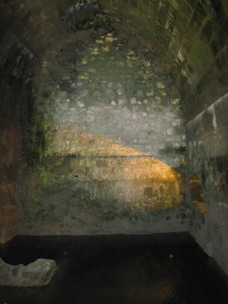 The Strouthion Pool, a pool in the Western Wall Tunnels near the NW 