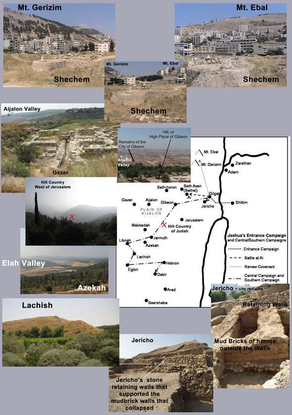 Joshua's Entrance Campaign into Canaan