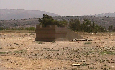 Model of an altar in Shiloh. 