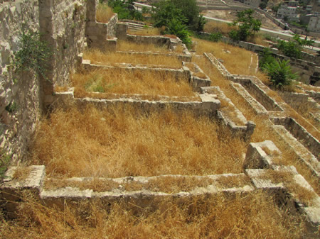 Shops along the south wall of Temple Mount