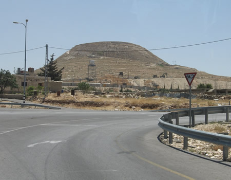 One of Herod's palace/fortresses, the Herodian. 