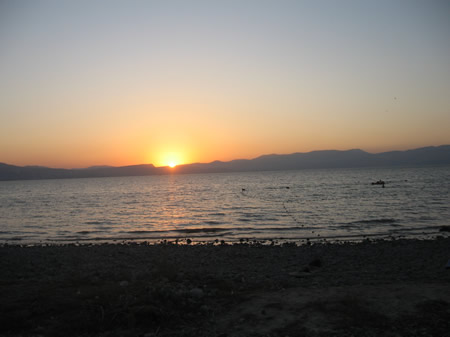 Sunset on the Sea of Galilee 