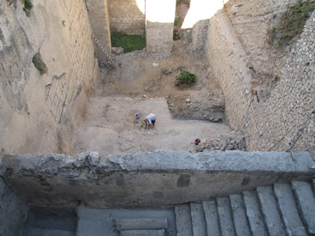 New excavation in Pool of Bethesda